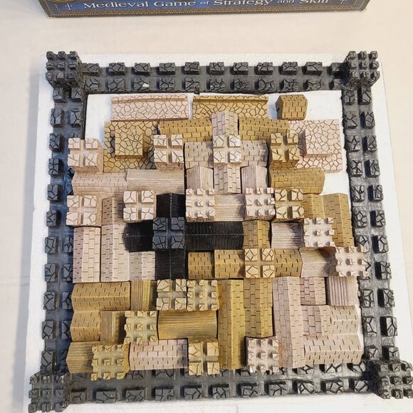 Cathedral Medieval Game of Strategy and Skill Polystone Edition Rare Complete - Picture 5 of 7